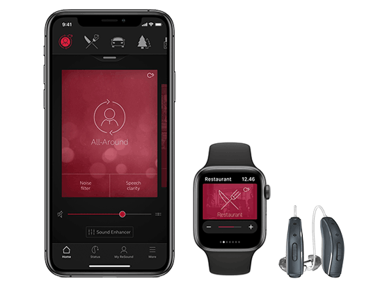 Smart 3D app - iPhone, Apple Watch, HAs white background